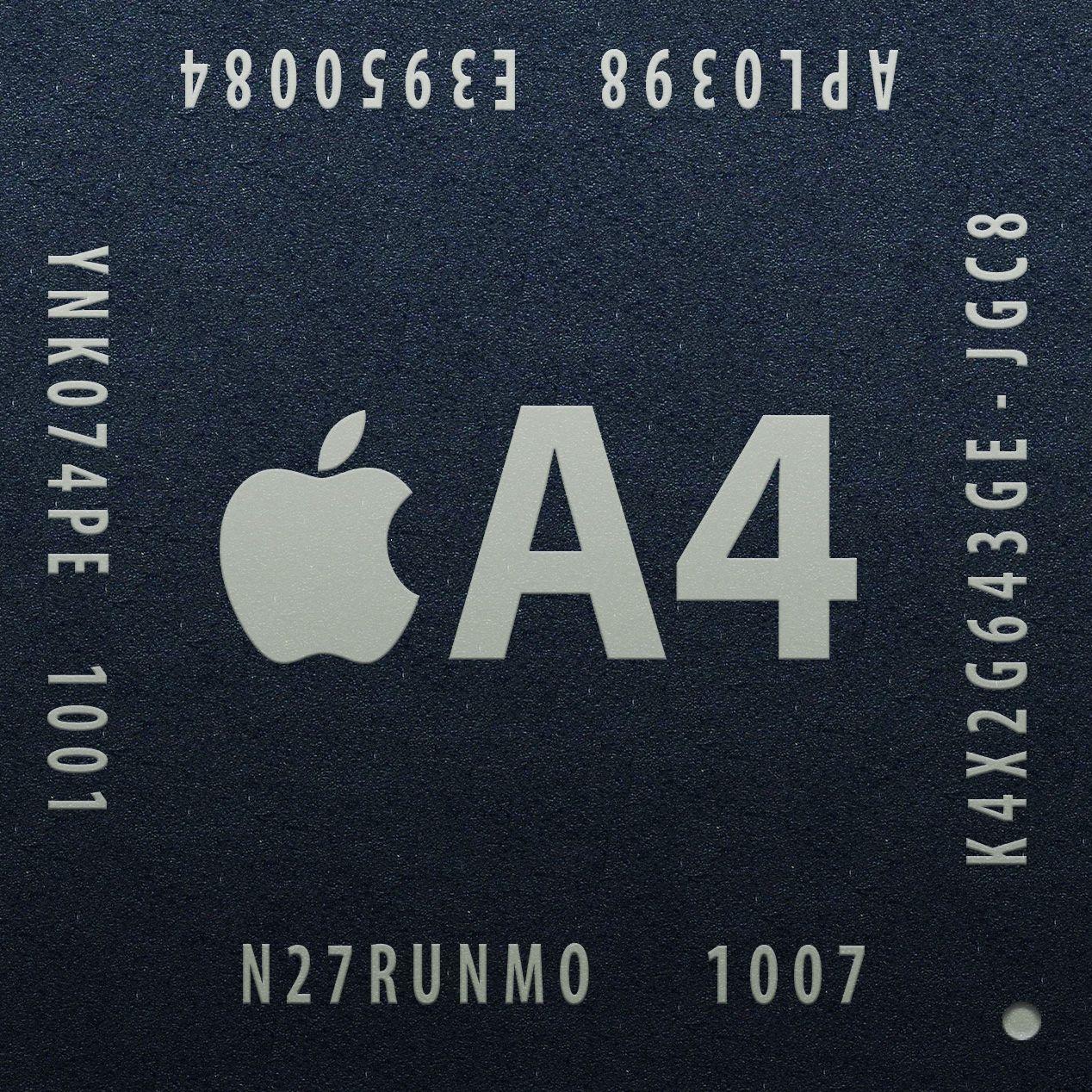 CPU Chip Logo - Apple A4