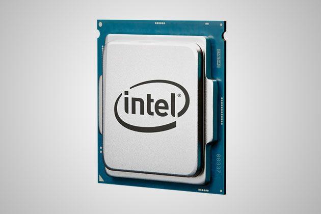 CPU Chip Logo - Intel share price falls due to 10nm chip delay