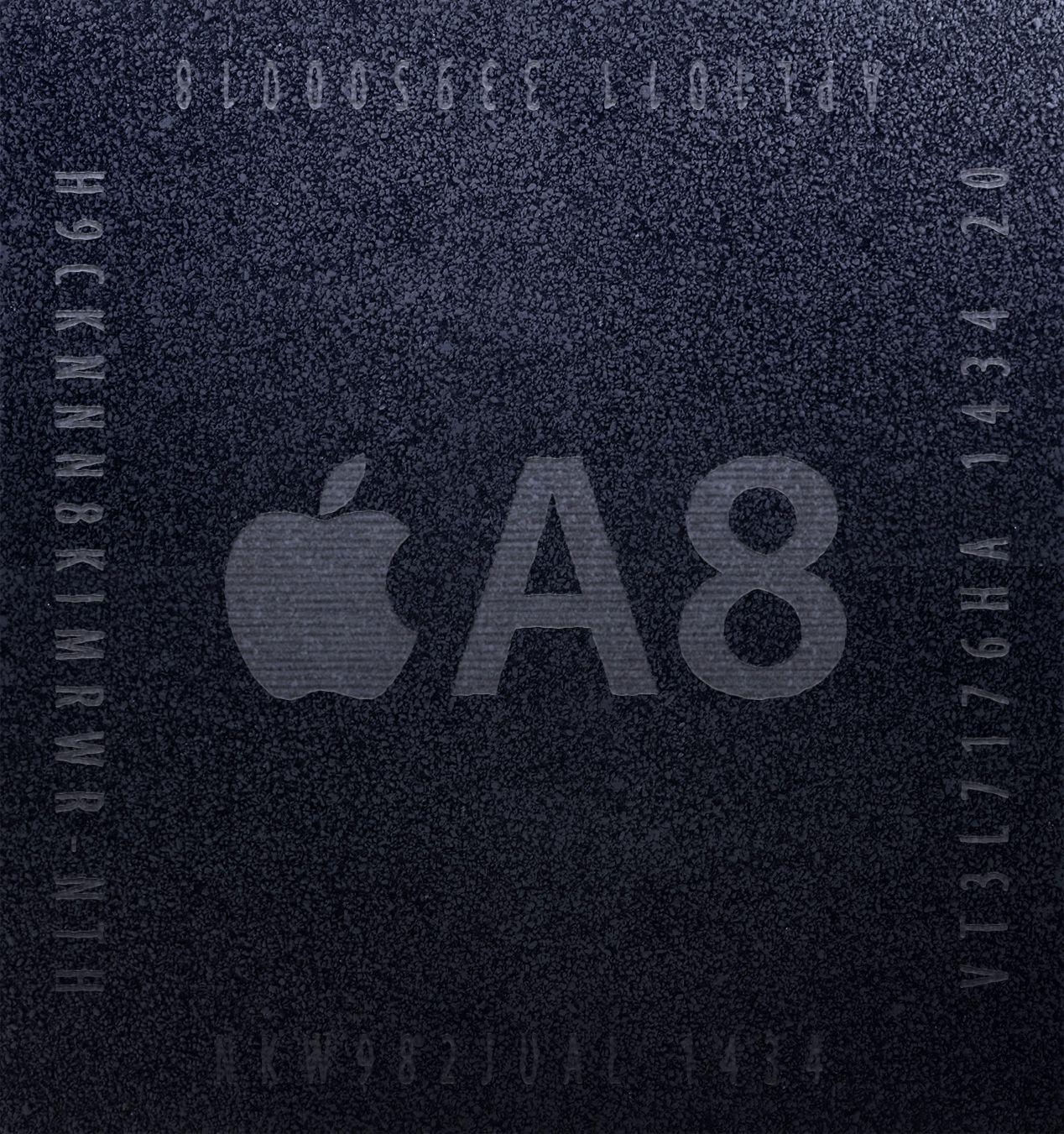 CPU Chip Logo - Apple A8