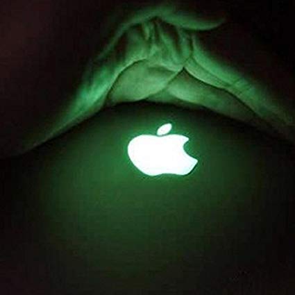 iPhone Logo - Gadgets Wrap Glow in Dark iPhone 4 5 6 7 Plus Logo: Amazon.in ...