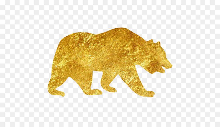 Gold Bear Logo - Bear California Mock trial School Big cat - bear png download - 512 ...