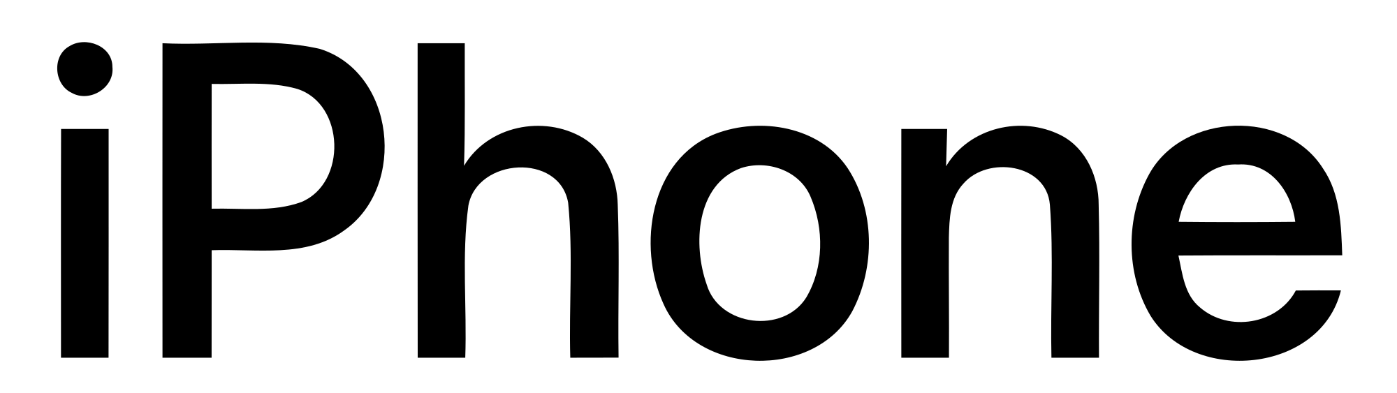 Iphon Logo - File:IPhone Logo 2016.svg - Wikimedia Commons