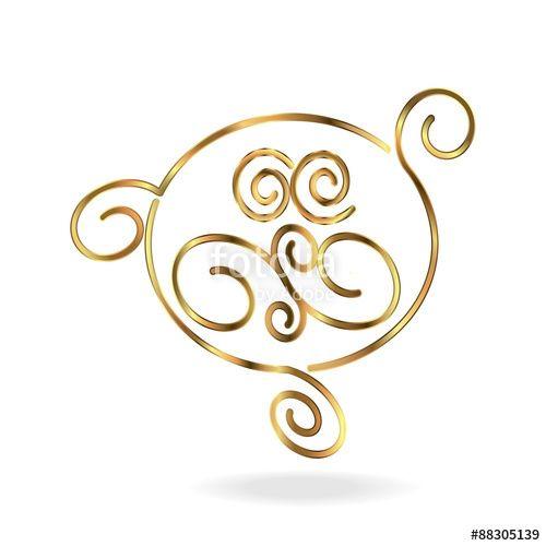 Gold Bear Logo - Gold pendant, symbol, logo golden bear