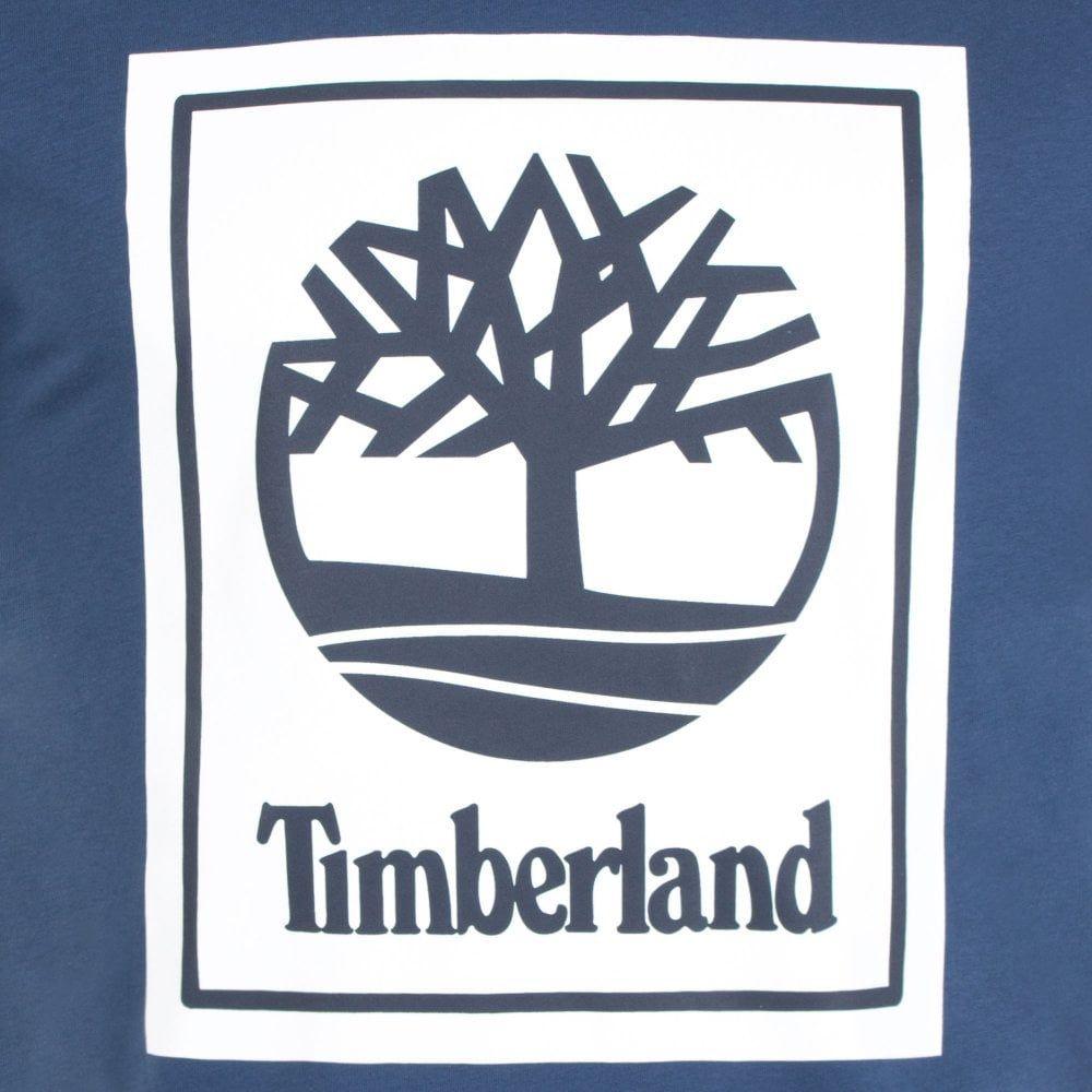 Tmberland Logo - River Tree Block Box Logo T-Shirt | Timberland | Circa