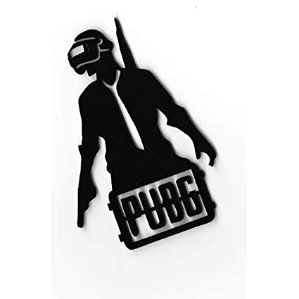 pubg Logo - The Logo Man PUBG 3D Car Bike Sticker Logo Decal Emblem: Amazon.in ...