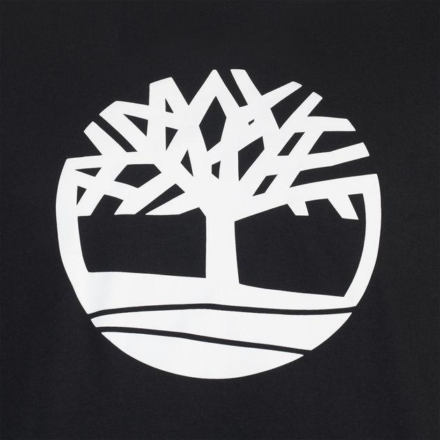 Timerland Logo - Shop Black Timberland Logo Short Sleeve T-Shirt for Mens by ...