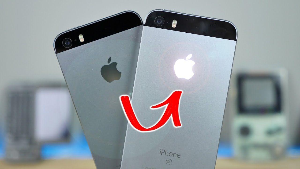 Glowing Apple Logo - Glowing Apple Logo on iPhone SE! - YouTube