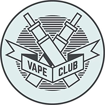 Cool Vape Logo - Cool Simple Vape Vapers Cartoon Logo Art Icon Vinyl