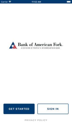 Bank of American Fork Logo - Bank of American Fork Mortgage on the App Store