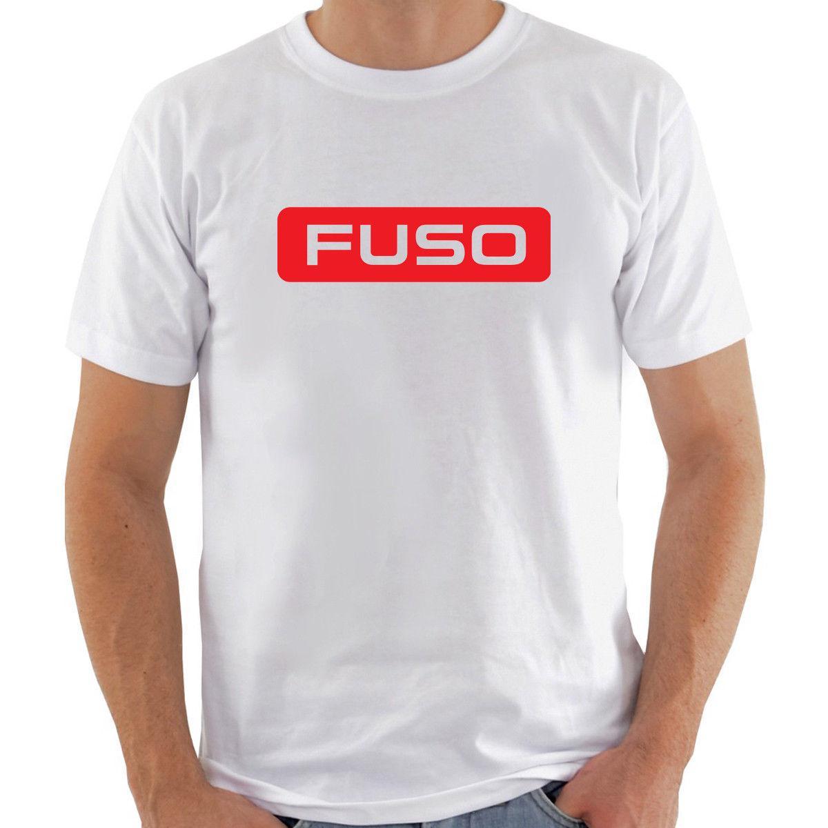 Fuso Logo - FUSO LOGO FAMOUS Men White T Shirt 100% Cotton Graphic Casual Male ...