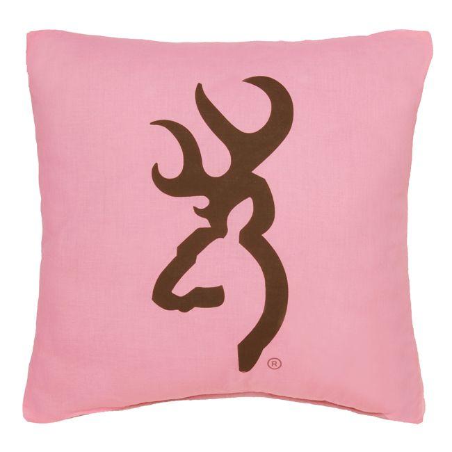 Pink Camo Browning Logo - Browning Buckmark Pink Camo Pillows: Browning Pink Buckmark Pink