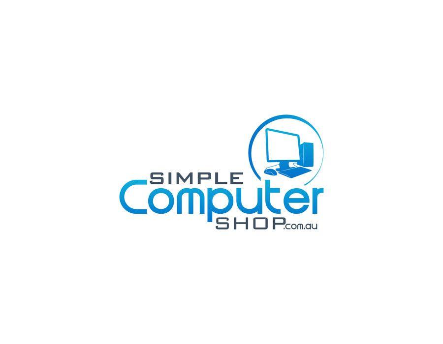 Simple Computer Logo - Entry #110 by Riteshakre for Design a Logo for Simple Computer Shop ...