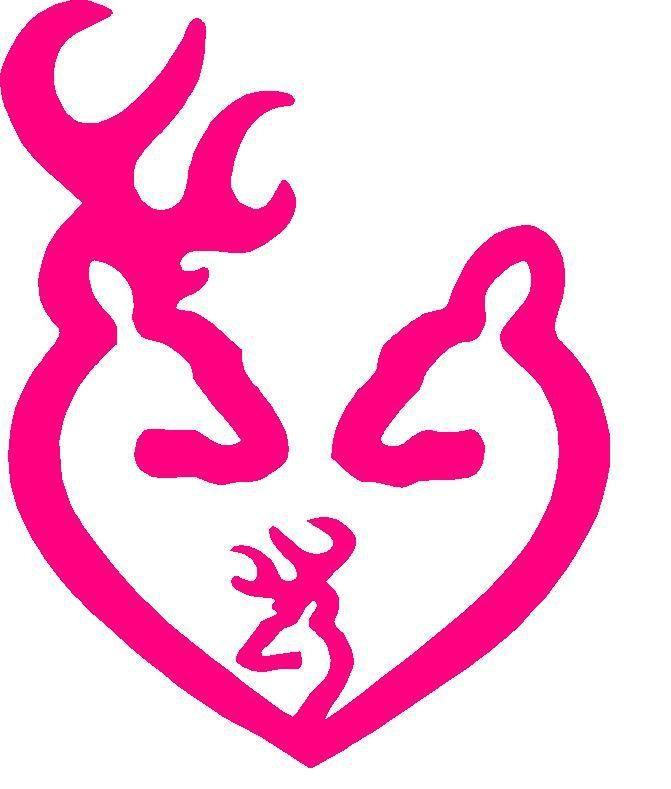 Pink Camo Browning Logo - Buck and doe browning Logos