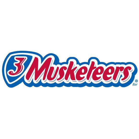 3 Blue Bars Logo - 3 Musketeers King Size Candy Bars: 24-Piece Box | CandyWarehouse.com
