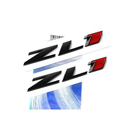 Camaro ZL1 Logo - Yoaoo 2x Genuine GM Camaro ZL1 emblem badge letter Rear