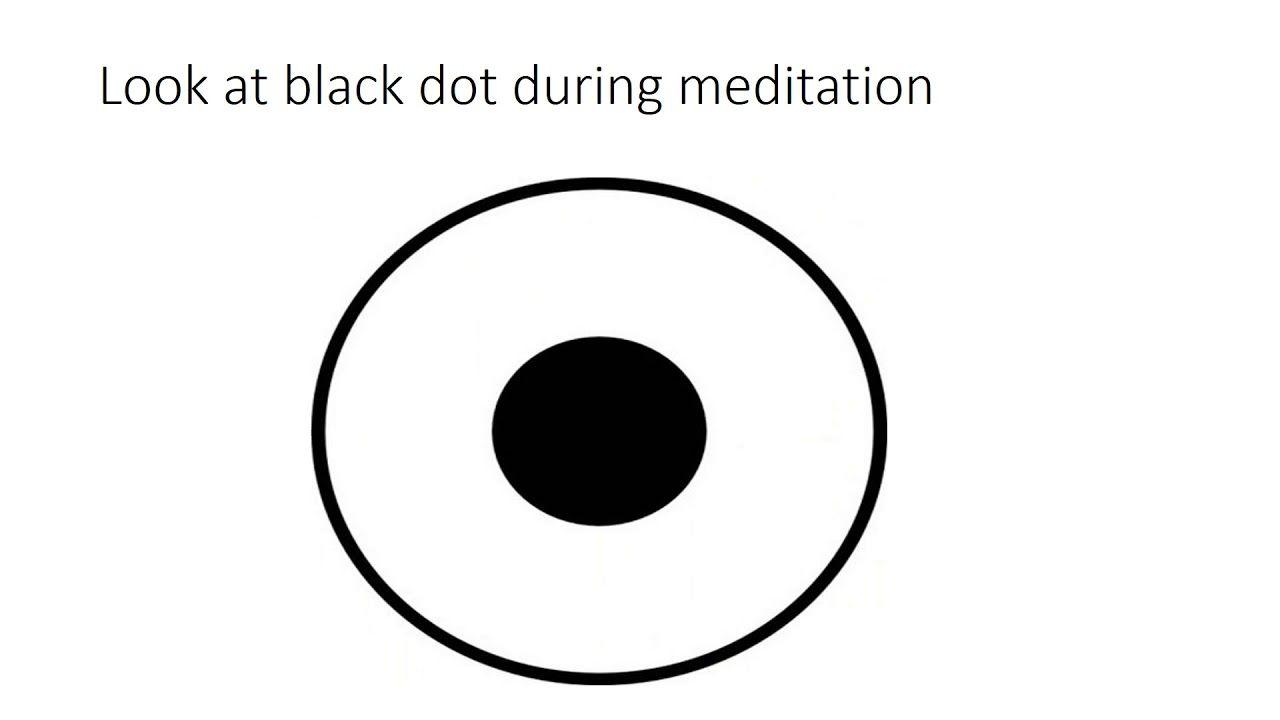White with Black Dot Circle Logo - Black dot meditation secund day - YouTube