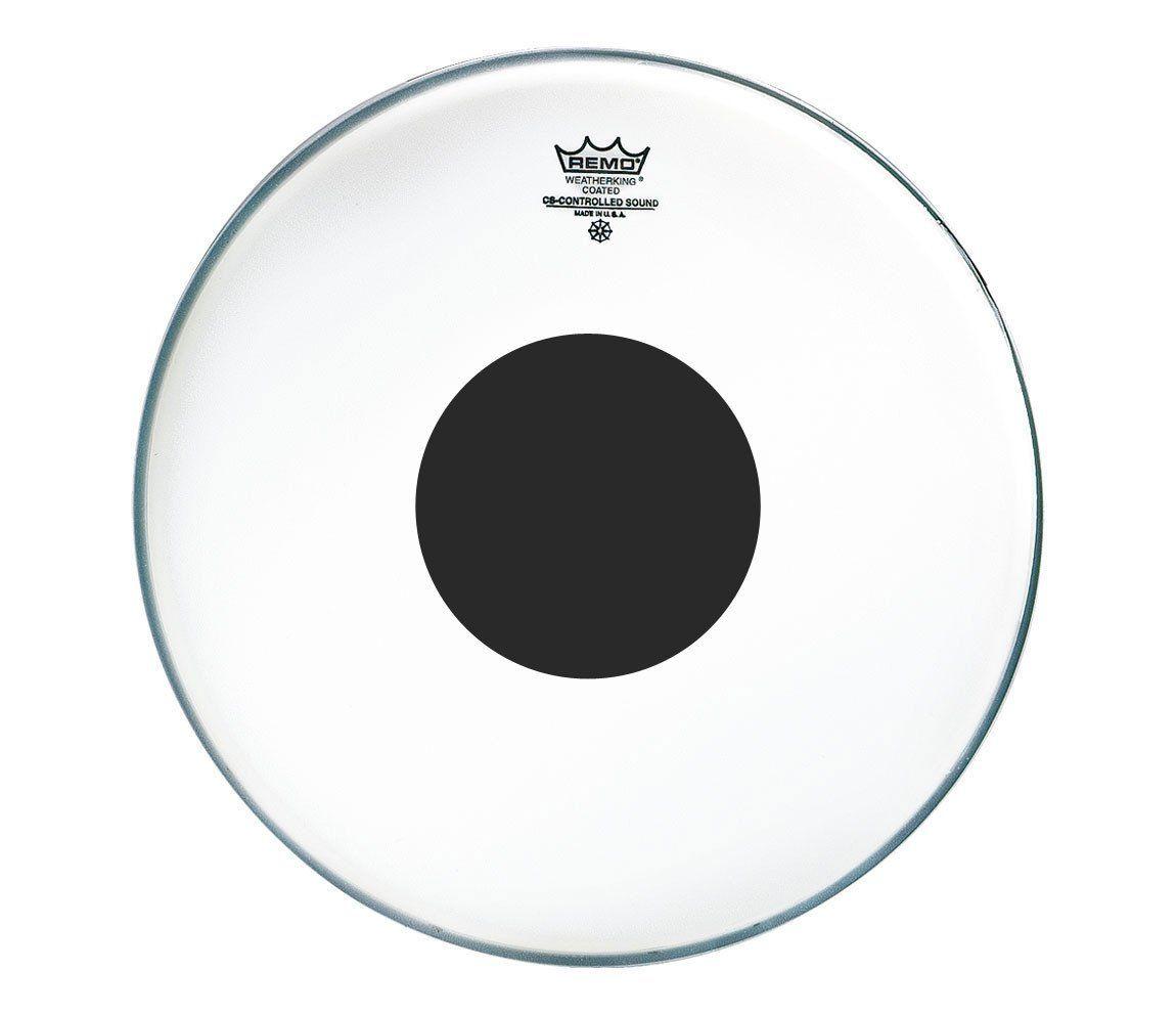 White with Black Dot Circle Logo - Remo Controlled Sound 12