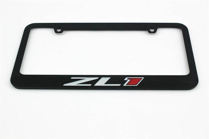 Camaro ZL1 Logo - Camaro ZL1 License Plate Frame Glossy Black 2012 2013 2014 2015 2017