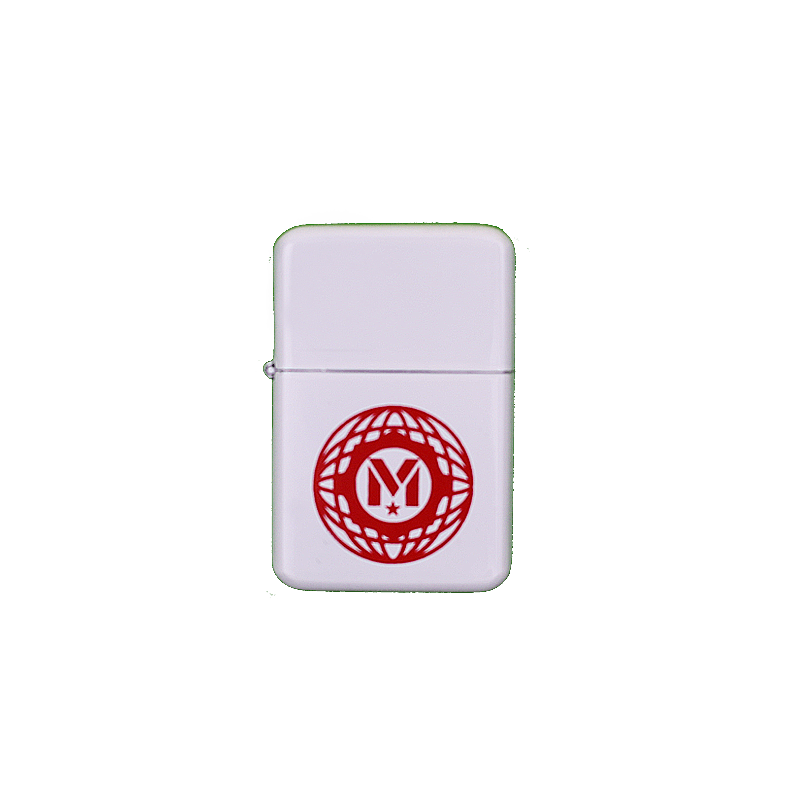 White Globe Logo - White Globe Logo Lighter – TheMaydayShop