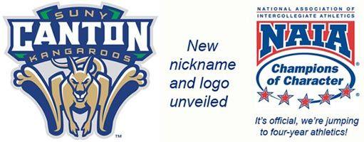 SUNY Canton Kangaroo Logo - SUNY Canton News » SUNY Canton Adopts Kangaroos as New Nickname