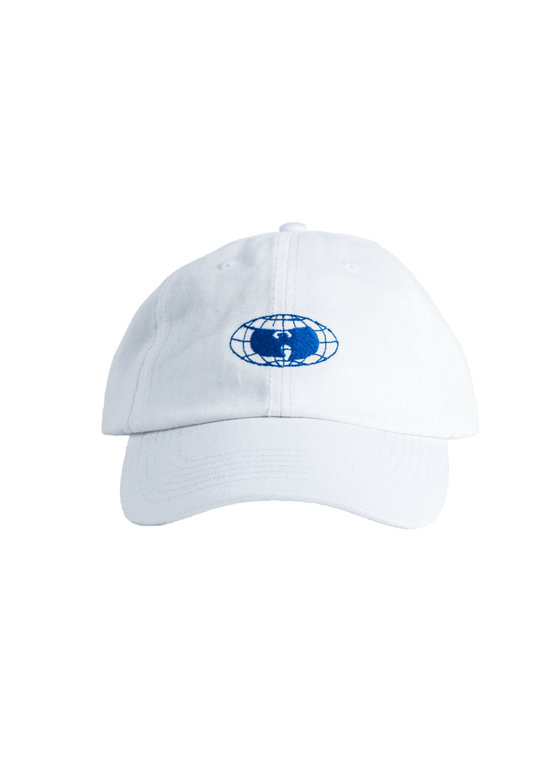 White Globe Logo - GLOBE LOGO HAT - WHITE – Wu Wear