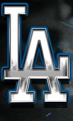 La Logo - Los Angeles Dodgers Logo - Interlocking LA in blue (SportsLogos.Net ...