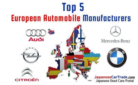 European Car Manufacturers Logo - Top 5 European Automakers | JapaneseCarTrade.com
