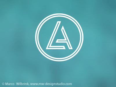 La Logo - LA Initials Logo 3 by MW Design Studio - Marco Wilbrink | Dribbble ...