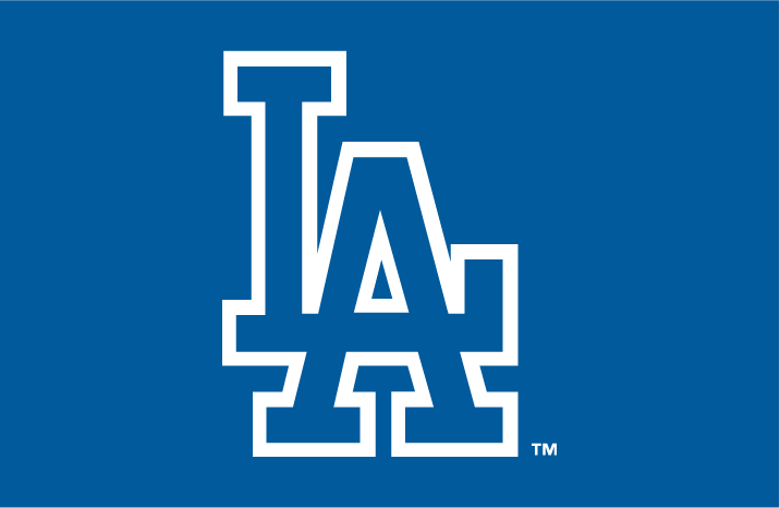 La Logo - Los Angeles Dodgers Batting Practice Logo - National League (NL ...
