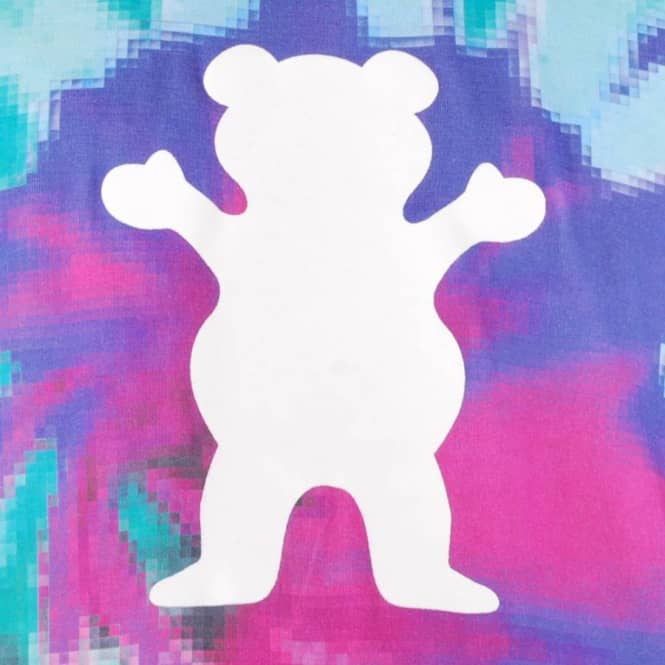 Grizzly Skate Logo - Grizzly Griptape Grizzly Digi Tie Dye Skate T-Shirt - Cotton Candy ...