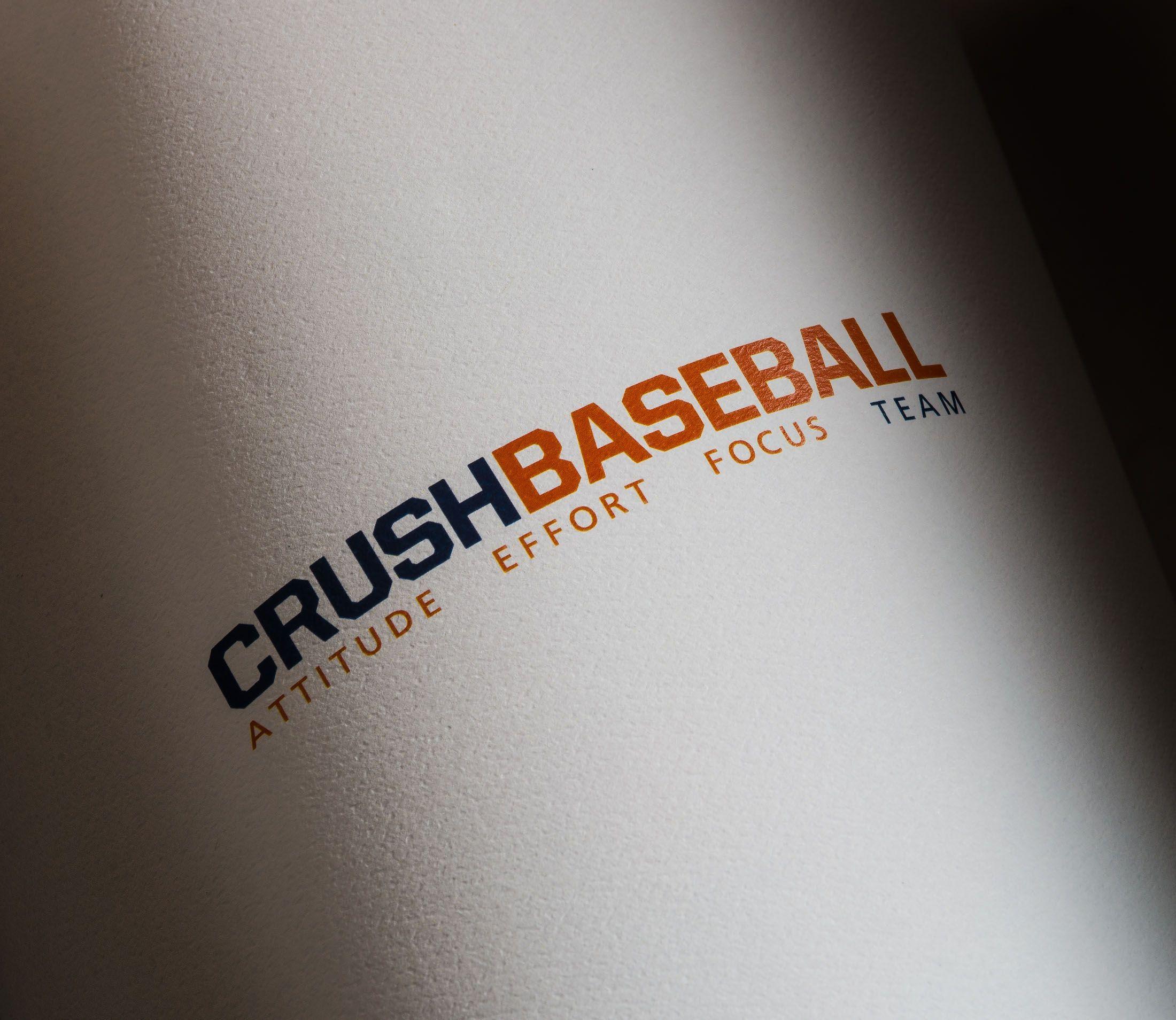 Crush Baseball Logo - CRUSH YOUTH SPORTS. Sublime Creative Agency