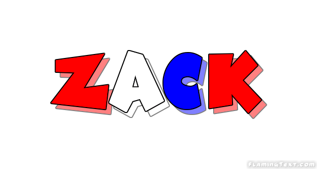 Zack Logo - United States of America Logo. Free Logo Design Tool from Flaming Text