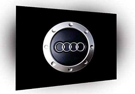 Small Car Logo - car logo audi badge logo poster photo art A4 Small (11.5' X 8.5 ...