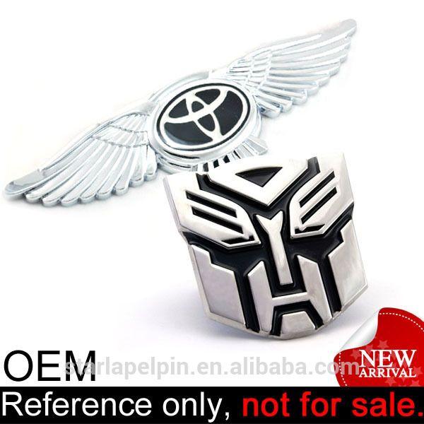 Small Car Logo - Funny 3D Foreign Custom Badge Metal Emblem Car Logo Custom