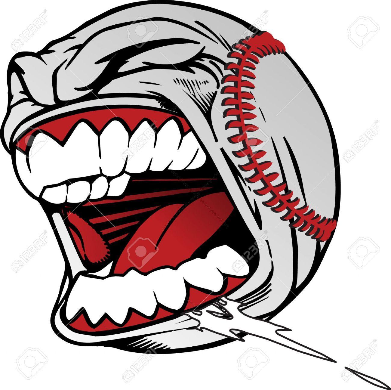 Crush Baseball Logo - Screaming Baseball Clipart