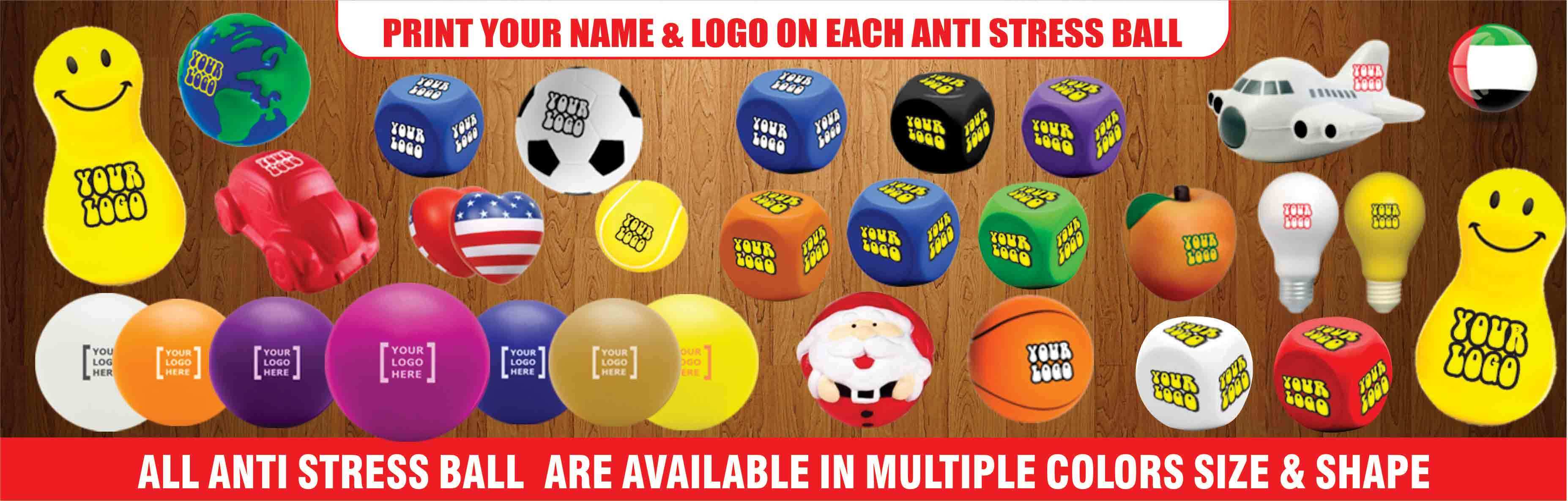 Stress Balls with Company Logo - Printing on Stress Ball, Branding on Stress Ball, Print Logo on ...