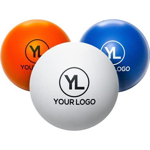 Stress Balls with Company Logo - Promotional Heart Stress Relievers with Custom Logo for $0.72 Ea.