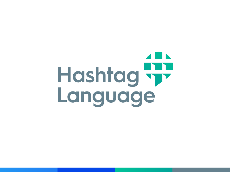 Hag Tag Logo - Hashtag Language / Logo Design by Jeroen van Eerden | Dribbble ...