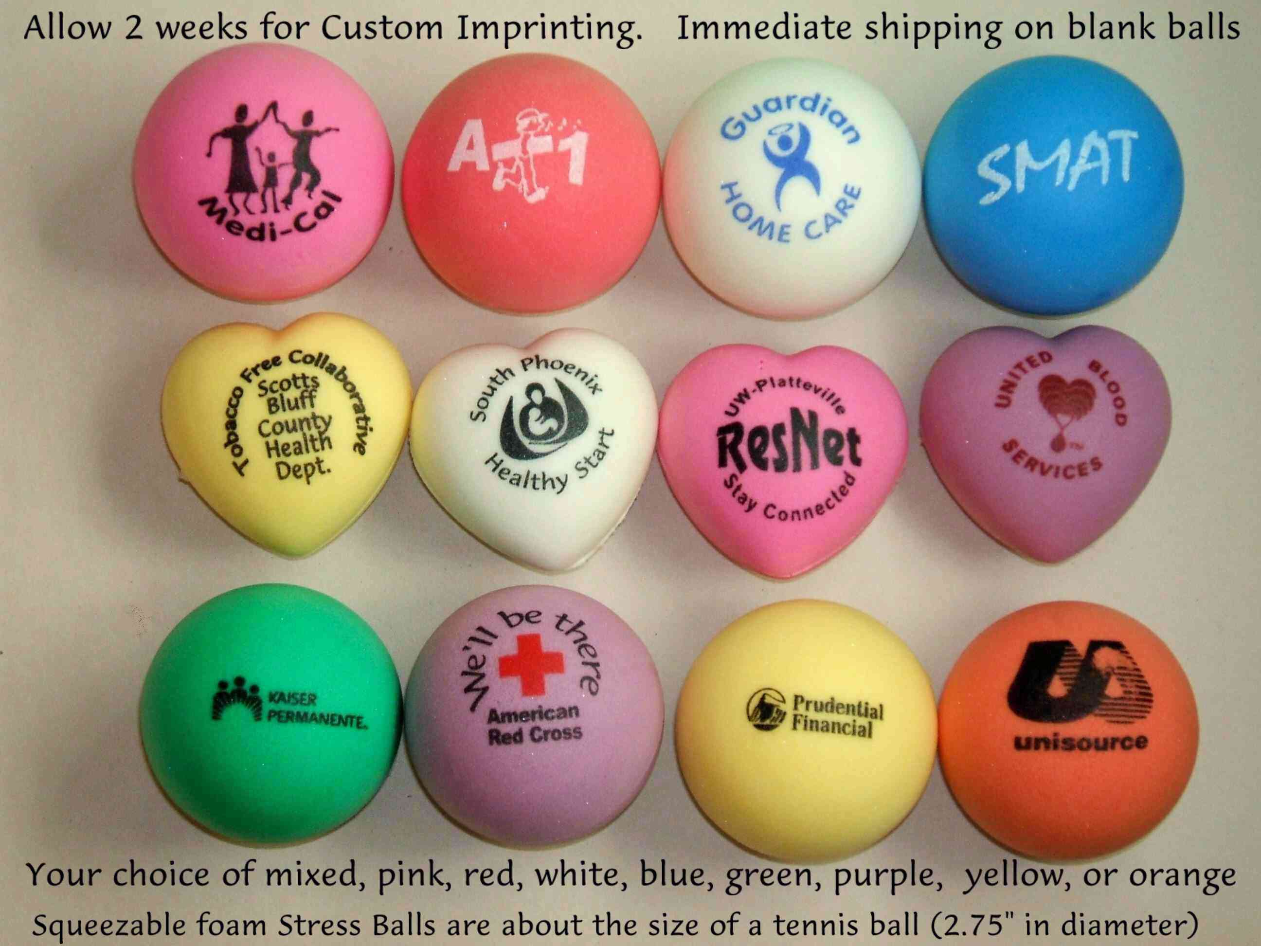 Stress Balls with Company Logo - Bring your visual storytelling to the next level