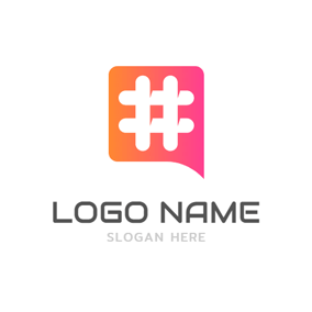 Hag Tag Logo - Free Hashtag Logo Designs | DesignEvo Logo Maker
