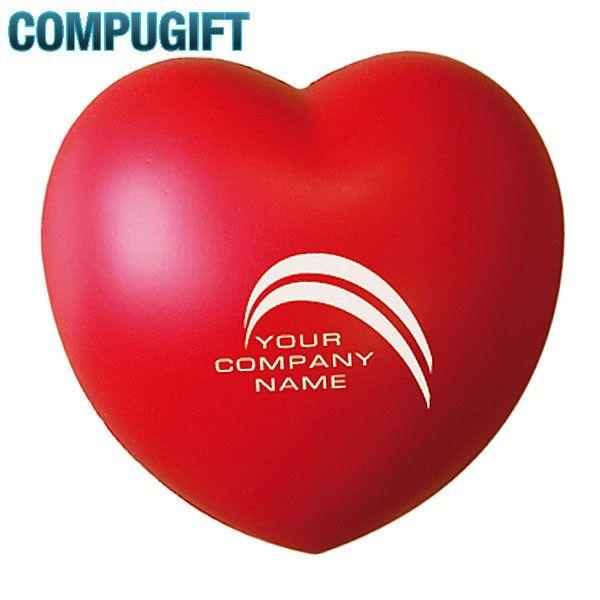 Stress Balls with Company Logo - Promotional Love Heart Shaped Stress Balls | Lowest UK Prices ...