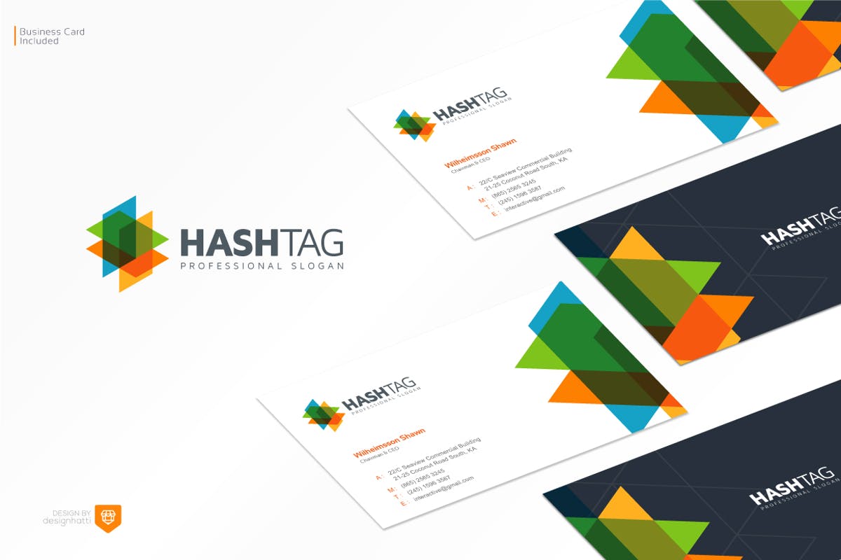 Hag Tag Logo - Hashtag Logo Design by designhatti on Envato Elements
