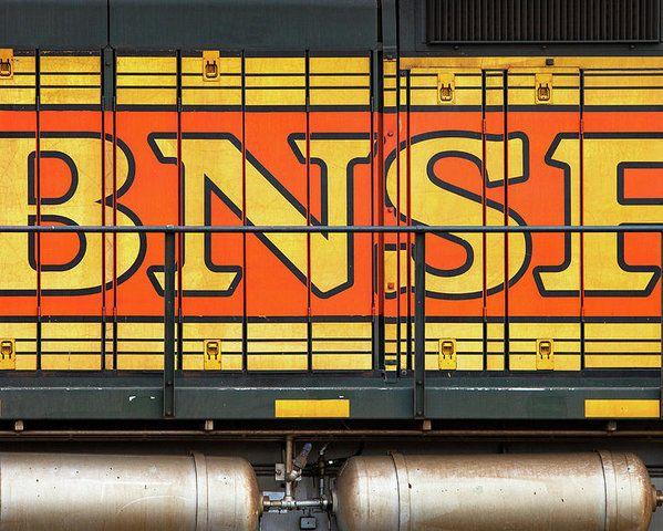 Bsnf Logo - Old Bnsf Logo Poster by Todd Klassy