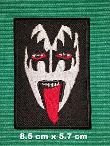 Kiss Tongue Logo - Kiss Gene Simmons Tongue Iron/ Sew-on Embroidered Patch/ Badge/ Logo ...