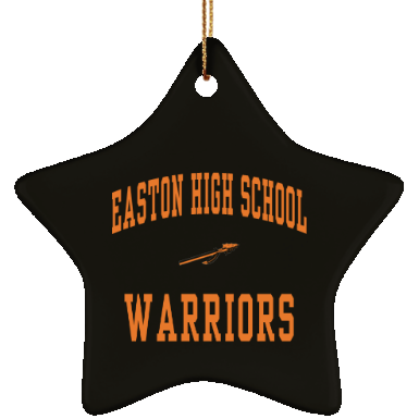 Easton High School Logo - Easton High School Ornaments Custom Apparel and Merchandise