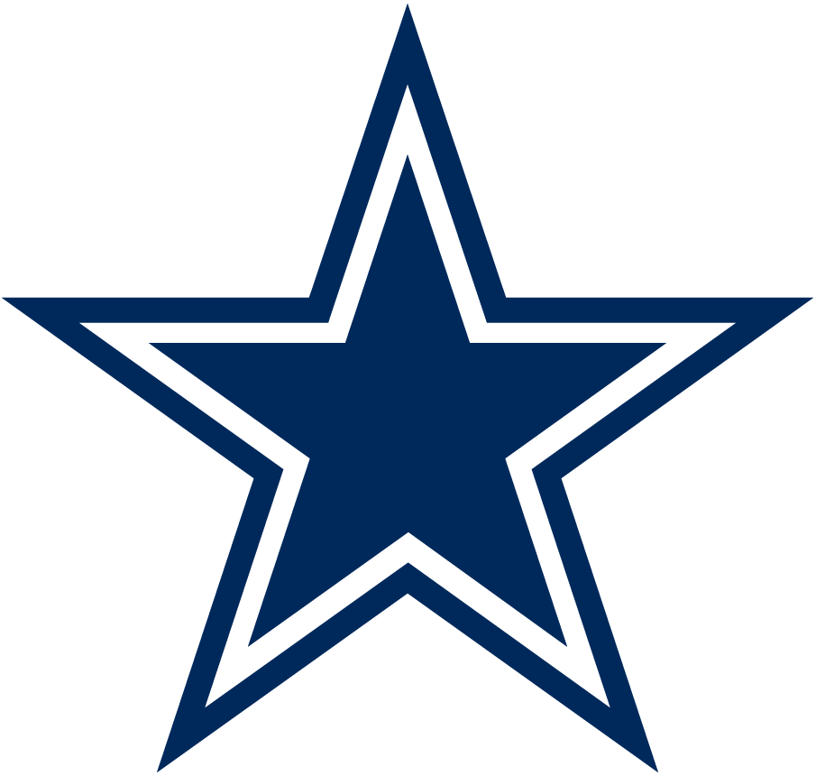 Navy Blue Star Logo - Dallas Cowboys Primary Logo - National Football League (NFL) - Chris ...