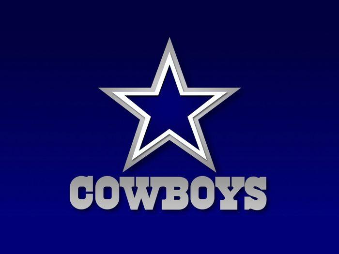 Cowboys Football Logo - Dallas Cowboys Football Logo Hockey Sport Art Giant Wall Print