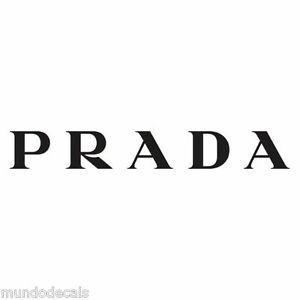 Prada Logo - 2 x 1 PRADA Logo Die Cut Vinyl Decal Sticker Car Window Wall Truck ...