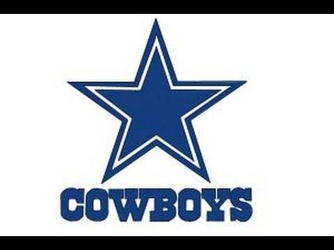 Cowboys Football Logo - How to draw Dallas Cowboys Logo, NFL team logo - YouTube