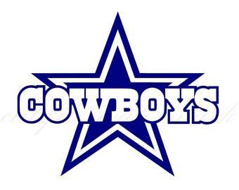 Cowboys Football Logo - Cowboys | Etsy